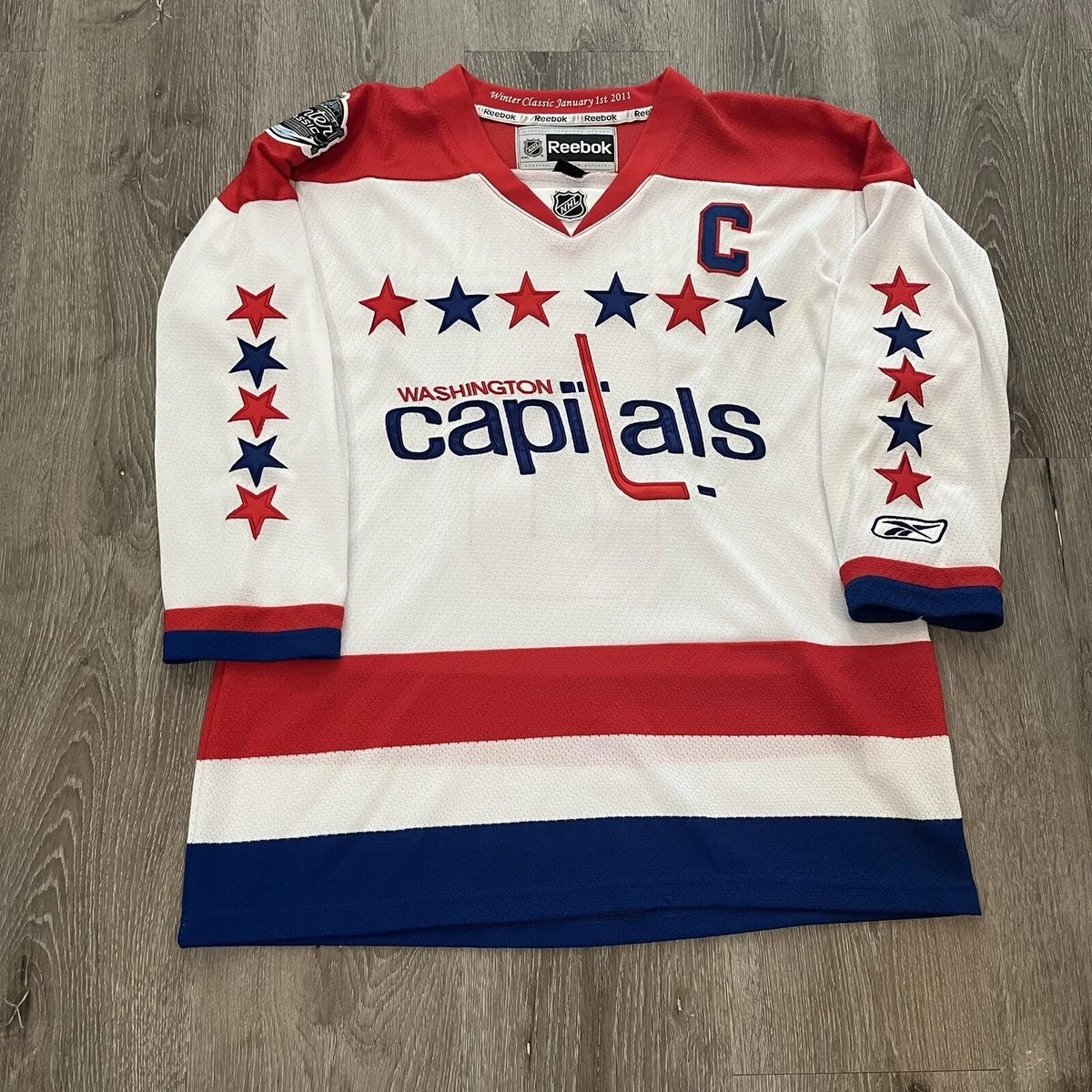 Reebok, Shirts & Tops, Youth Reebok Washington Capitals Alex Ovechkin Jersey Size Youth Lxl