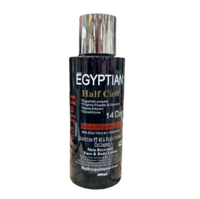 glutathione in eggs Egyptian Half Cast with Egg Yolk & L‑Glutathione Lotion — 400 ml