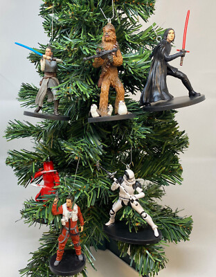 Star Wars 6 Piece Christmas Tree Ornaments Set ~ BRAND NEW ~ | eBay