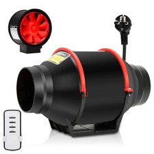 Ventilatore tubolare 100/150mm con telecomando ventola canale CE funzionamento continuo