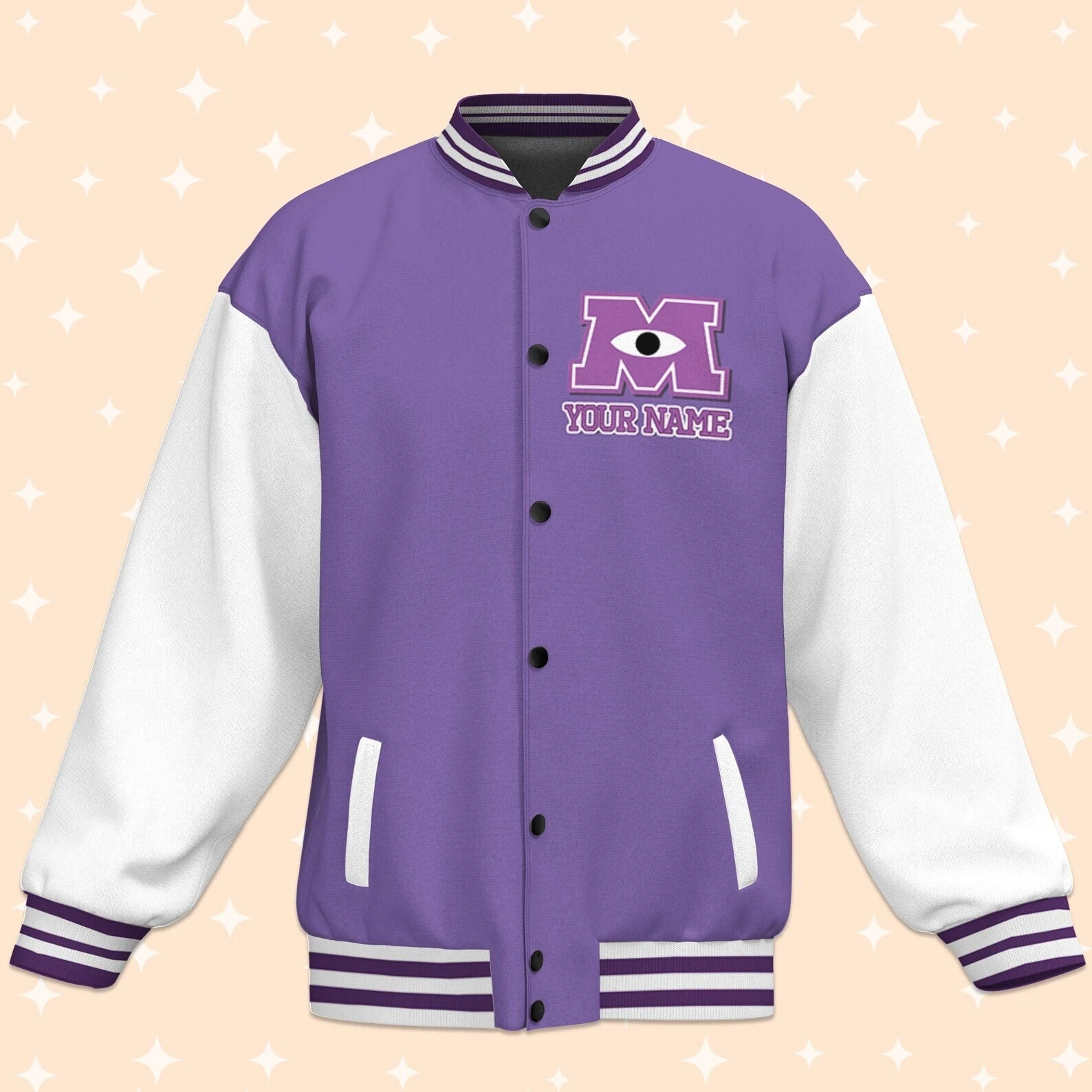 Custom Monster University SSK Basic Baseball Jacket, Baseball Outfit Personalized