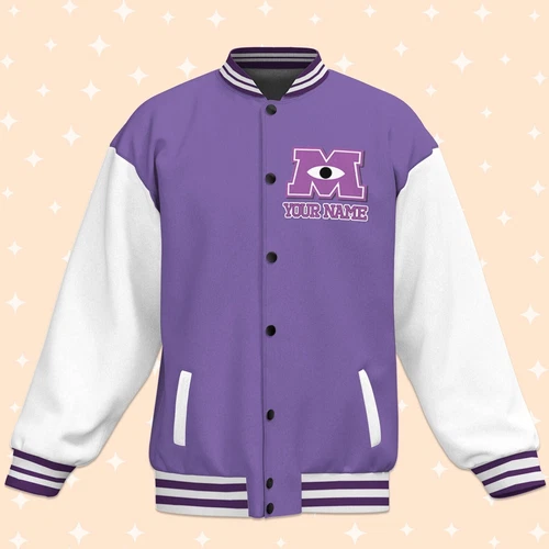 Custom Monster University SSK Basic Baseball Jacket, Baseball Outfit Personalized