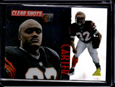 VINCE CARTER 1995 Pinnacle Football Clear Shots BENGALS #9