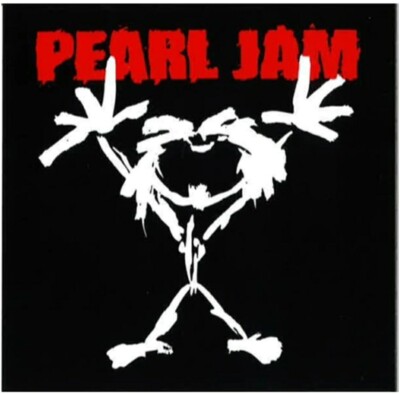 Pearl Jam Sticker/Decal & Patch StickMan 4x4 Vinyl Sticker Decal