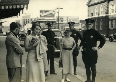 USA Washington DC Straßenszene Polizisten Old Houston Rogers Foto 1930er