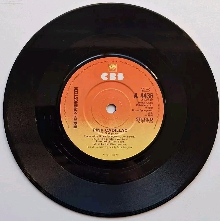 BRUCE SPRINGSTEEN 'DANCING IN THE DARK'1984 CBS Records UK 7"Single 🇬🇧  - Image 3 of 3