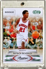 2009 Panini Prestige Patrick Beverley Bonus Shots Green Rookie /25 Bucks RARE RC
