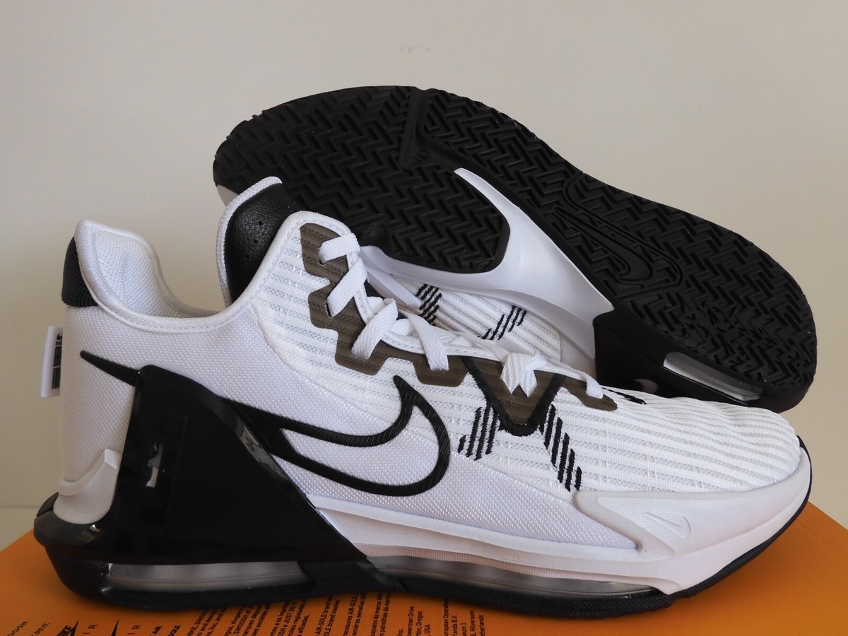 NIKE LEBRON WITNESS VI 6 TB WHITE-BLACK-WHITE SZ 15 [DO9843-100