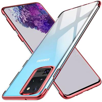 Schutzhülle Für Samsung Galaxy S20 Ultra Handy Tasche Slim Cover Case Hülle Klar