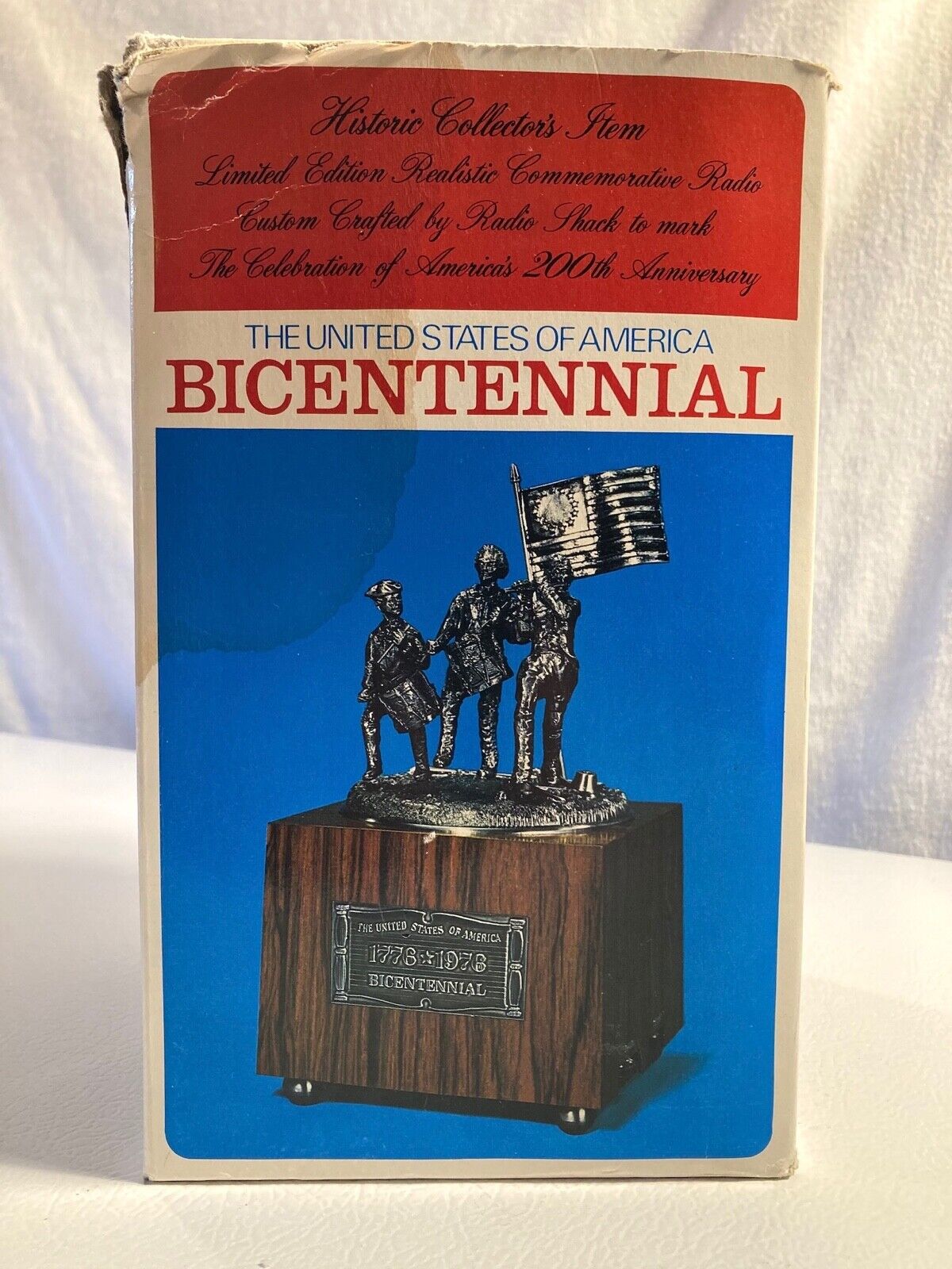 NEW Realistic 12-1776 1976 Bicentennial AM Radio w/ Original Box - Made in Japan