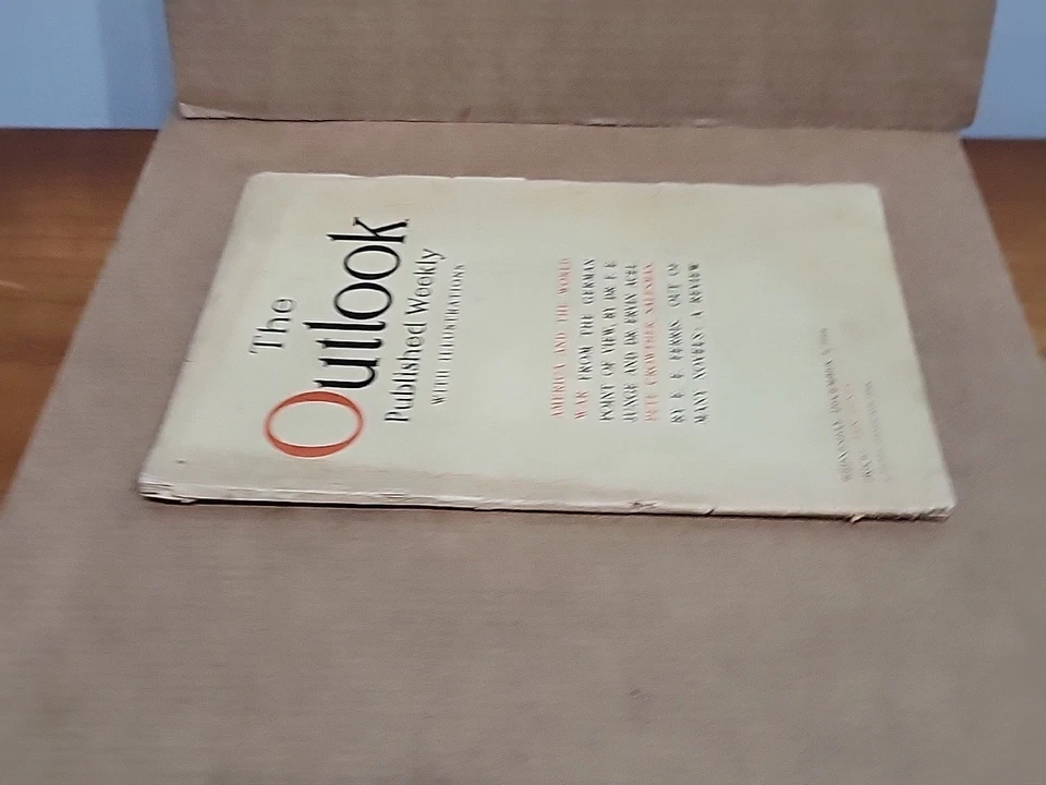 1914 The Outlook Magazine WW1 America and the World War German Perspective Junge - Image 3 of 4