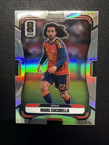 2026 Panini Prizm FIFA World Cup Marc Cucurella Silver Prizm #74 Spain
