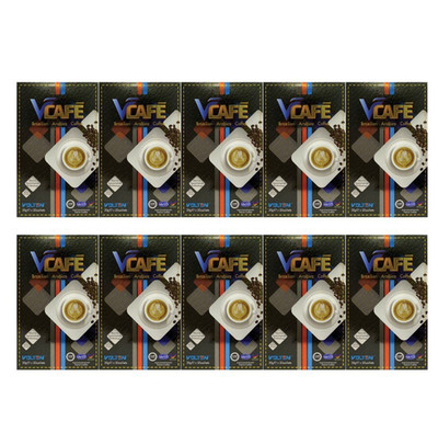 10 Boxes Volten Vcafe Brazilian Arabica Coffee Black Ginger Cafe