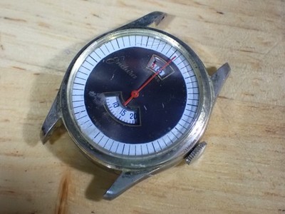 Endura 1 Jewel Manual Wind Digital Jump Hour Wristwatch Good Balance Agon