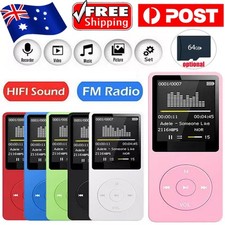 MP3 Player Lossless Music Audio Player Rechargeable MP3 Adapter Support 64GB