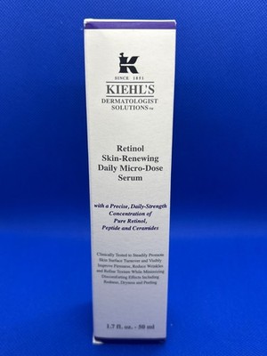 Kiehl s Micro-Dose Anti-Aging Retinol Serum with Ceramides and Peptide 1.7oz New