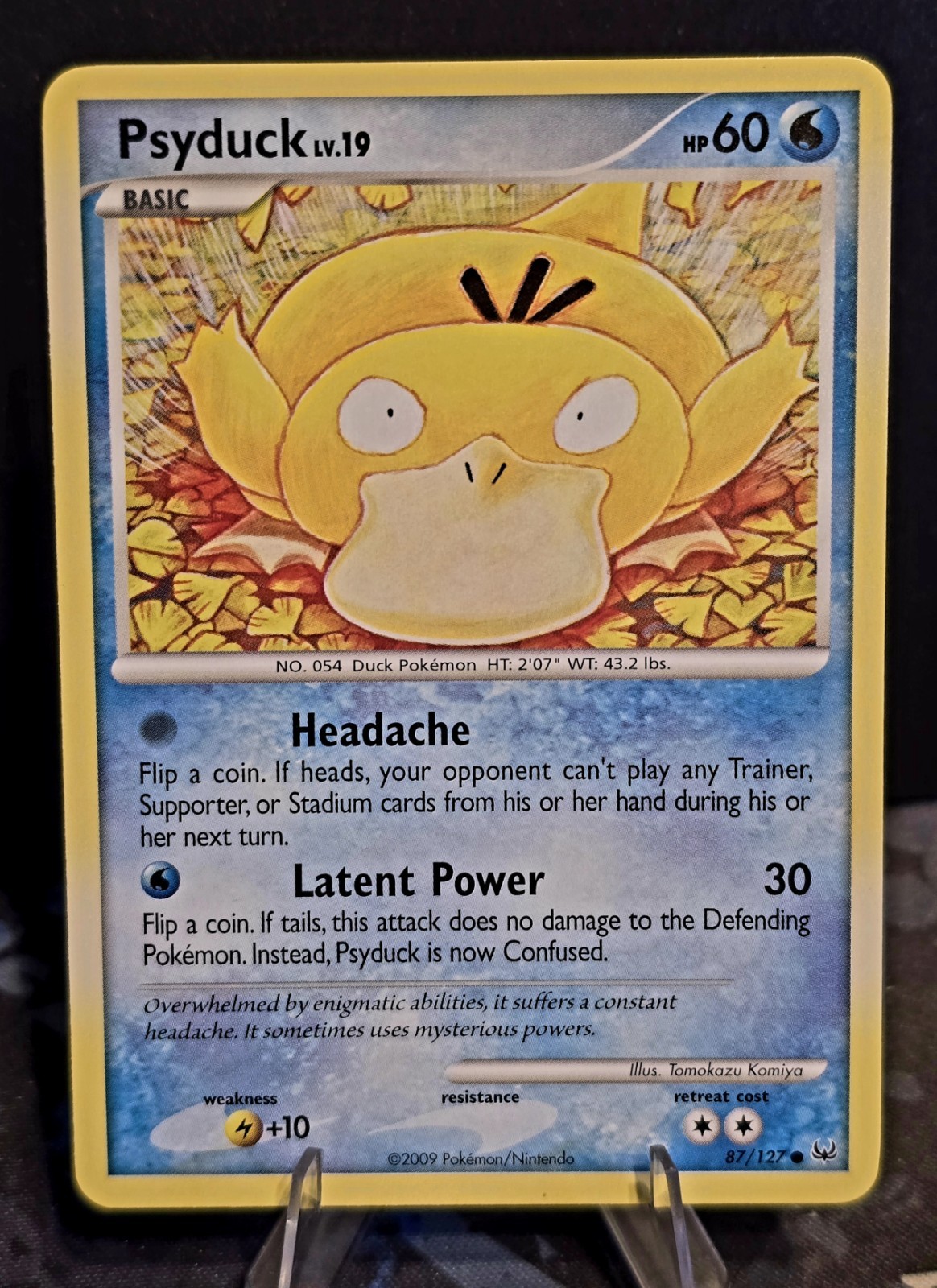 Pokemon TCG Psyduck 87/127 Platinum Regular