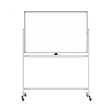 Rolling Bulletin Boards on Wheels 48X32 Double Side Dry Erase Board with Stand A