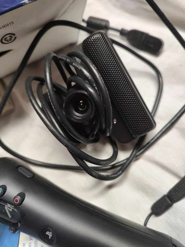 Paquete de cámara controlador PlayStation Move PS3 con manual y volantes Foto 2 de 4