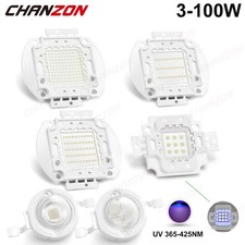 3w 5w 10w 20w 30w 50w 100w High Power Uv Ultraviolet Smd Led Chip Bulb Diode