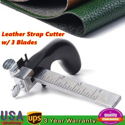 Professional Leather Draw Gauge Tool Strap Cutter Hand Craft Belt Cutting Blade