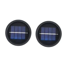 Solar Lanterns Replacement Top Pack of Waterproof Round Solar Lights 2