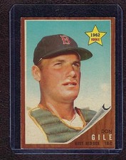 1962 Topps Baseball Card #244 Don Gile, Boston Red Sox, EX!