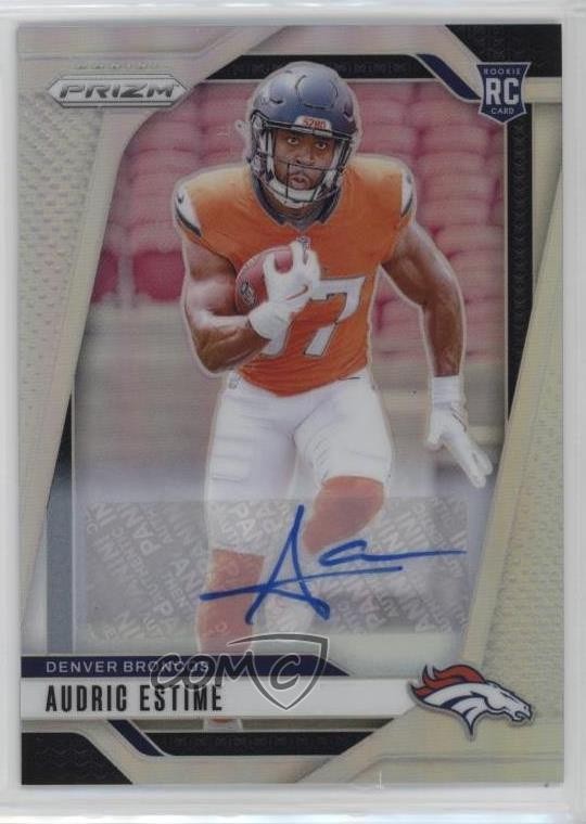 2024 Panini Prizm Silver Prizm Auto Audric Estime #306 Rookie RC