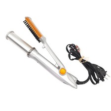 In Styler Rotating Hot Curling Iron Hair Smoother Brush IS1001 Silver Tested