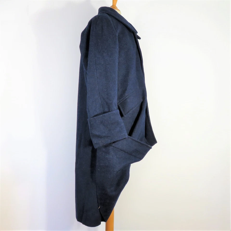 CAPOTE MANTEAU BLEU FONCE TROUPE MODELE 1938 INFANTERIE AVIATION CHASSEURS ALPIN - Photo 4/4