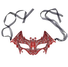 Masquerade Mask Red/Black Brand New