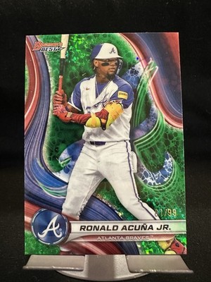 2024 Bowman's Best Ronald Acuña Jr. Green Refractor /99 #5