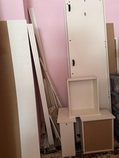 Hanna 3-Door 3-Drawer Wardrobe, Cream Oak, UK Bedroom Storage Furniture rrp £339