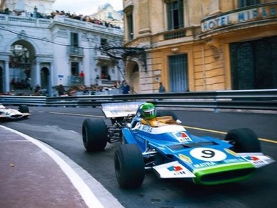 Foto Henri Pescarolo - Matra MS120 - Großer Preis von Monaco (1970) - 15x20