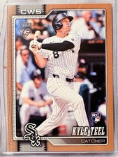 2026 Topps Series One Wood Grain Parallel #201 Kyle Teel 7/25 Chicago White Sox 