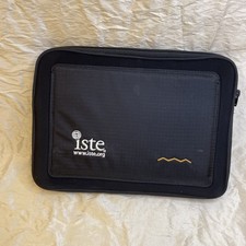 Electronics Case Thick Sturdy Durable Zippered Black iste.org Storage Bag