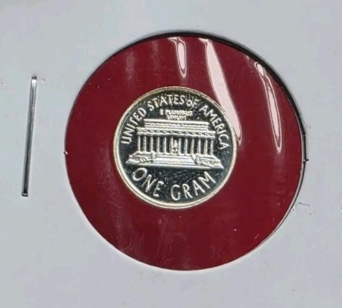 Lincoln Penny / Cent - 1 Gram .999 Fine Pure Silver Bullion Mini Round Coin Bar