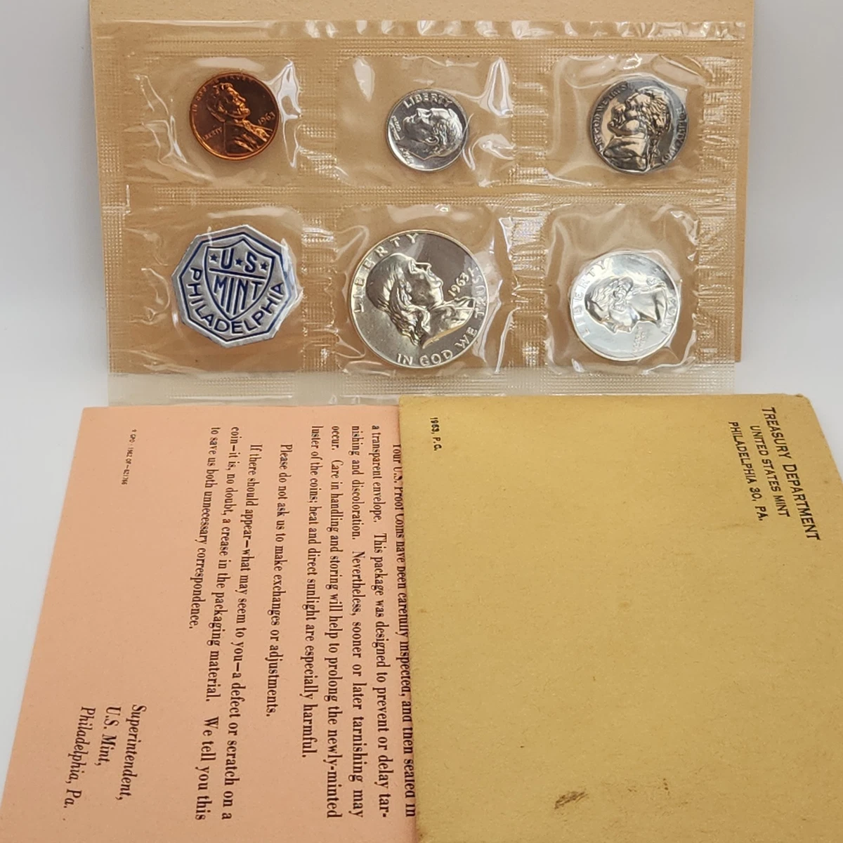 1963 U.S. Mint Certified Proof US Coin Proof Sets for sale | eBay
