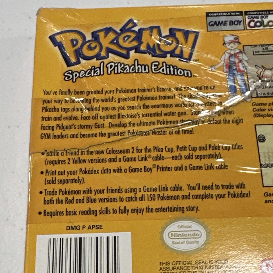 POKEMON AMARILLO ORIGINAL (Nintendo Game Boy) Completo en Caja - 2ª Impresión - Leer Foto 4 de 4
