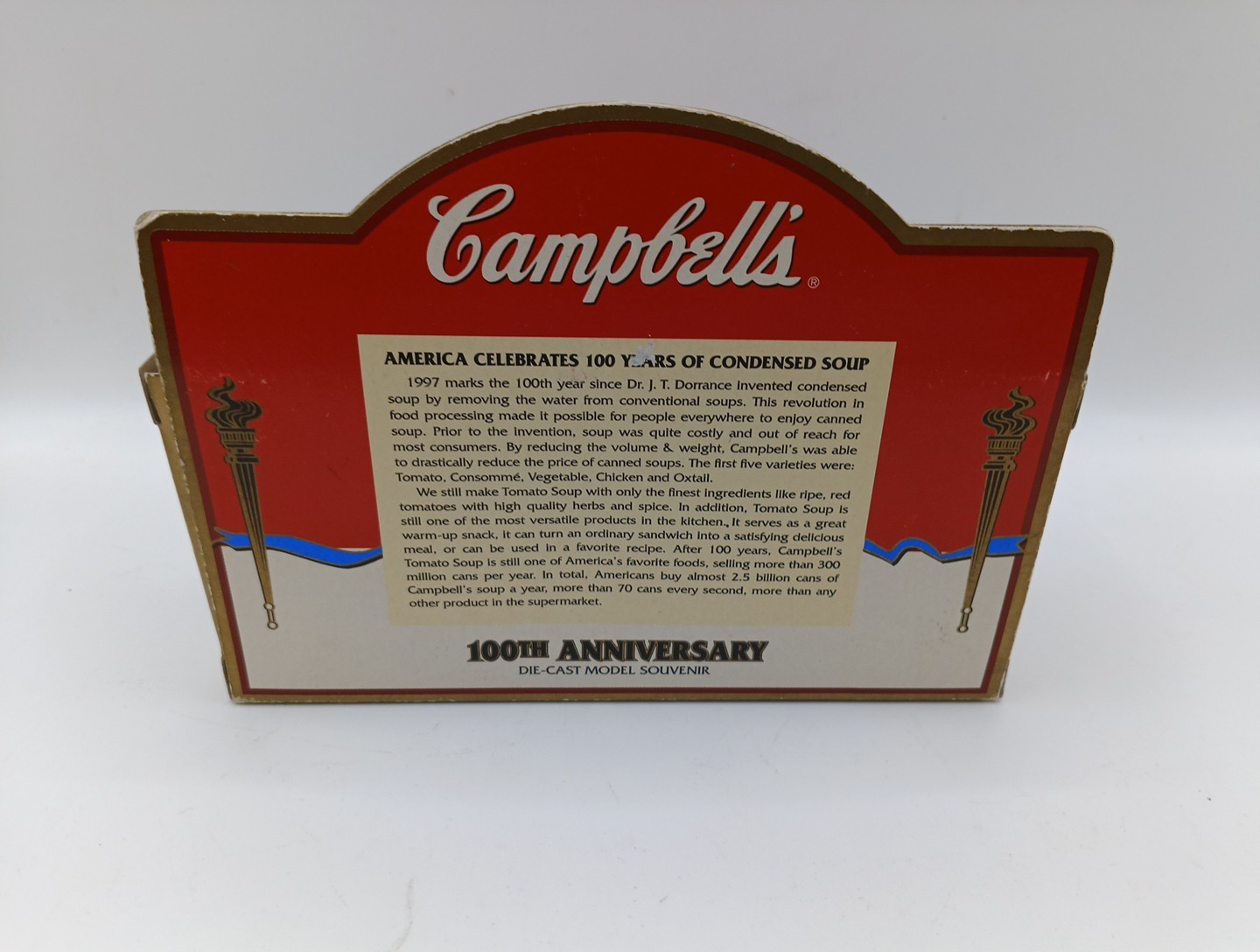 Campbell's 100th Anniversary Die-Cast Model Truck Souvenir Limited Edition