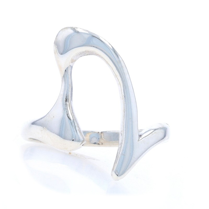 Sterling Silver Freeform Statement Ring - 925 Abs… - image 1