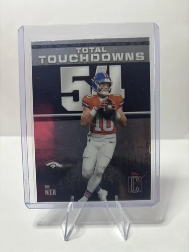 2025 Topps Signature Bo Nix Base (RAW)