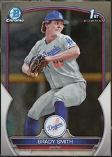 2023 Bowman Draft #BDC-109 Brady Smith Chrome Baseball NM