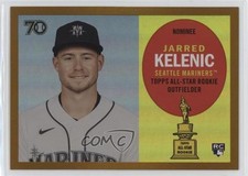 2021 Topps All-Star Rookie Cup Base Statue Gold Foil 1/50 Jarred Kelenic #75 rs2