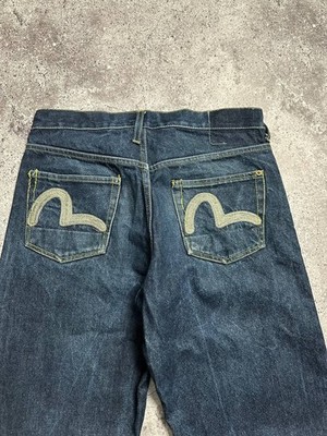Vintage Evisu Denim Blue Jeans Japan 90s Y2K Mens Size 34x34 | eBay