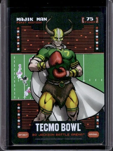2026 Bo Jackson Battle Arena Tecmo Bowl Majik Man First Battlefoil #BF357