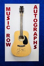 FLORIDA GEORGIA LINE Brian Kelley Tyler Hubbard Signed Auto Acoustic Guitar LOA