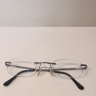 Dean Edell 20266 Half Rim Metal Eyeglasses Silver +2.50 Reading Glasses