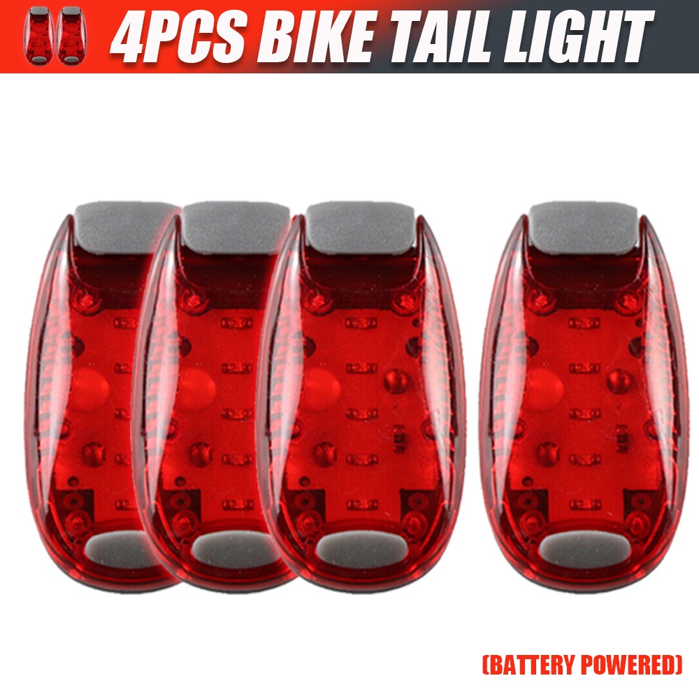 LED USB Rechargeable Bike Tail Light Bicycle Safety Cycling 