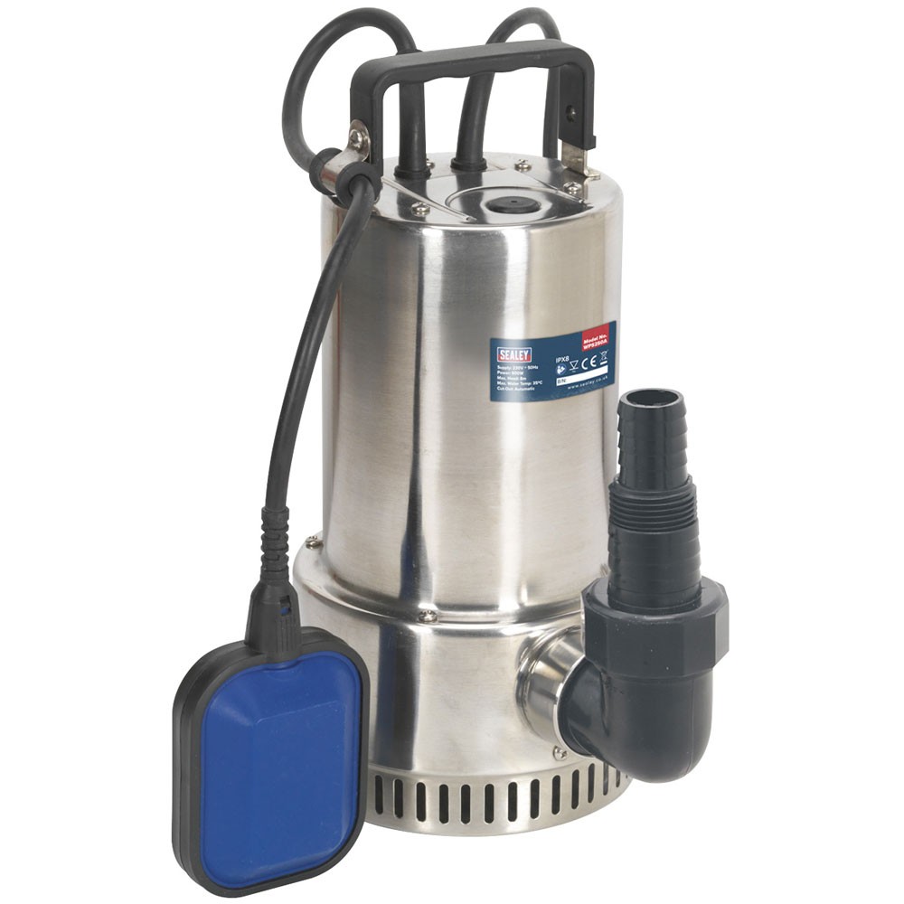 Sealey Submersible Stainless Water Pump Automatic 250L/min 230V
